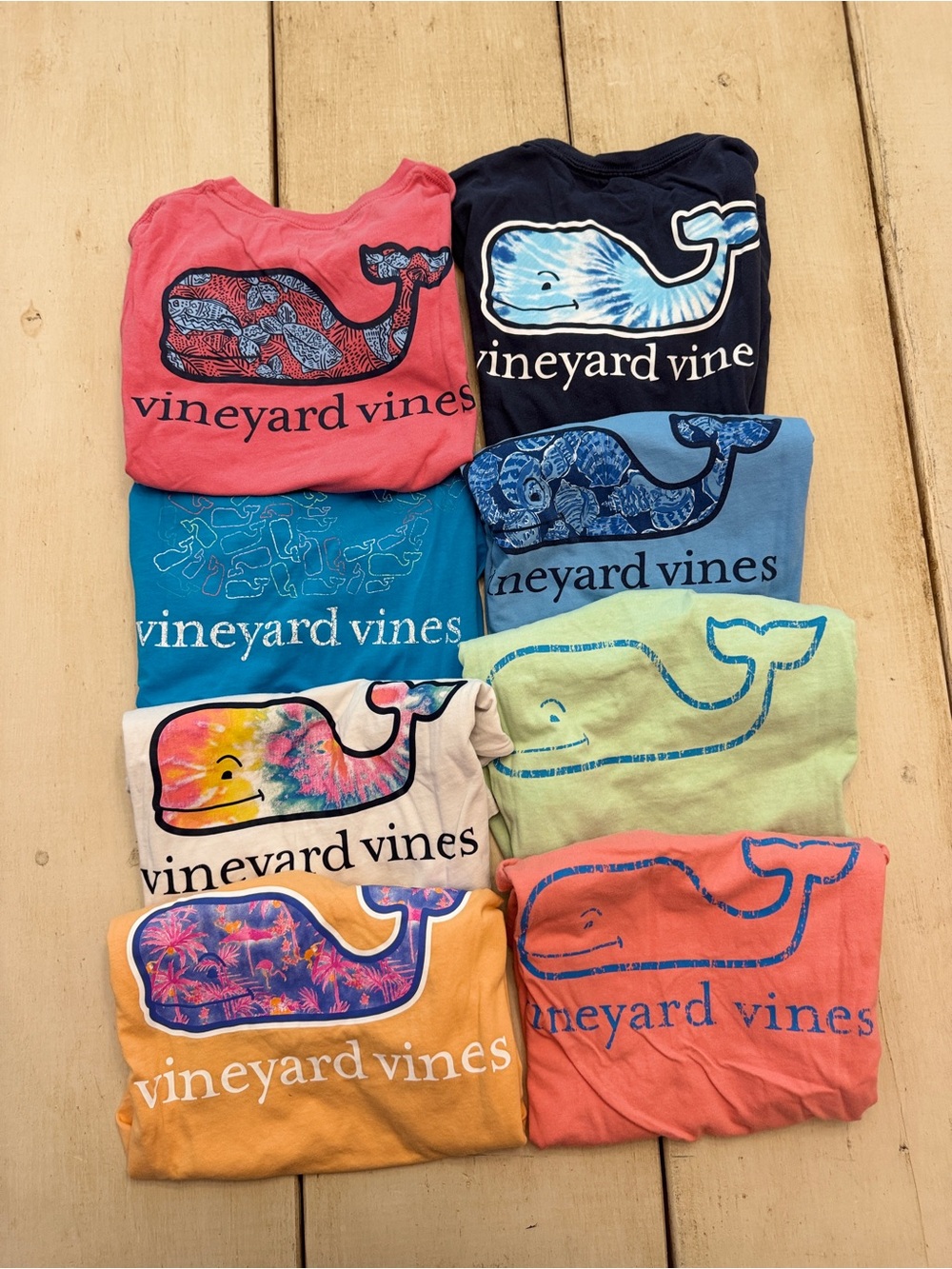Vineyard Vines Kids Short Sleeve Tees - Bundle - 8